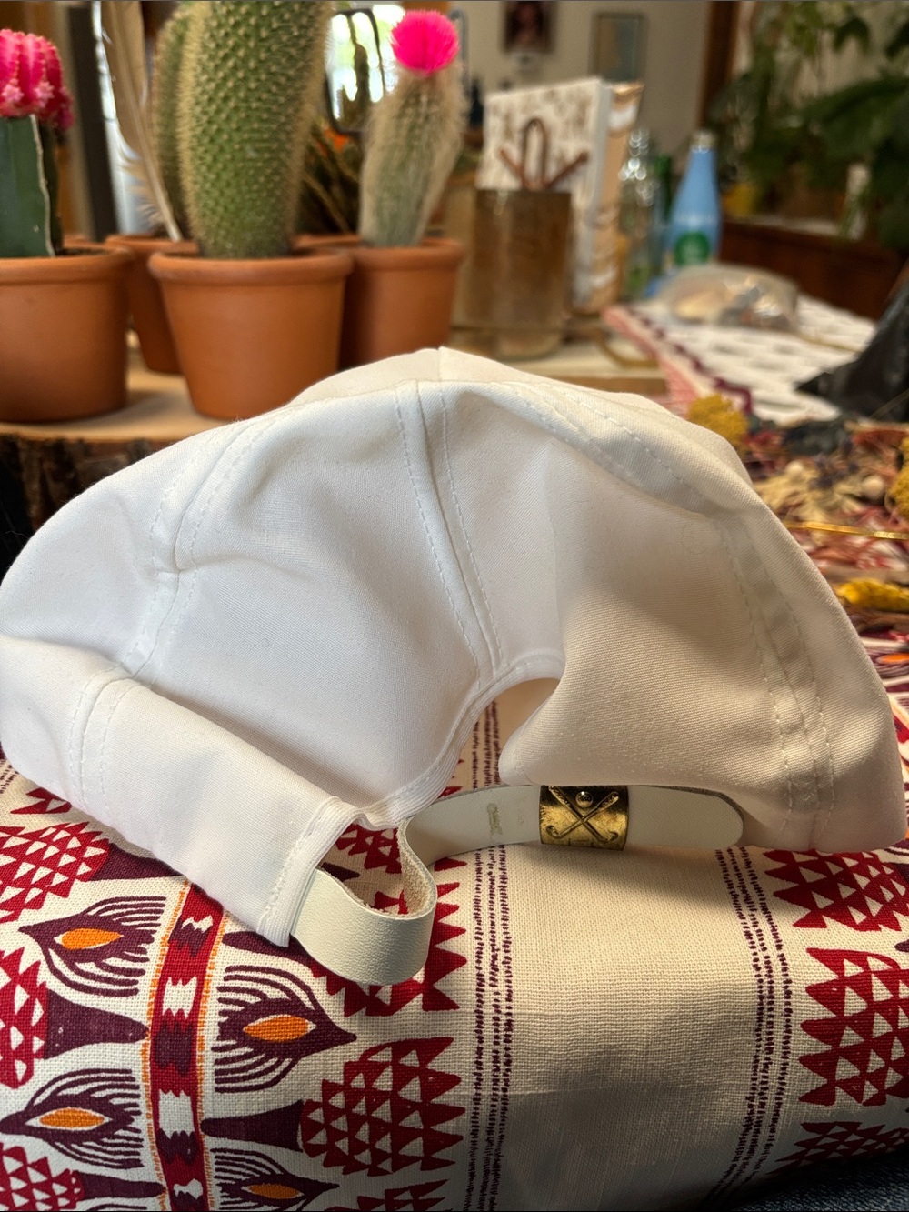 Tide White Embroidered Logo Rope-Detail Cap - Picture 2 of 7